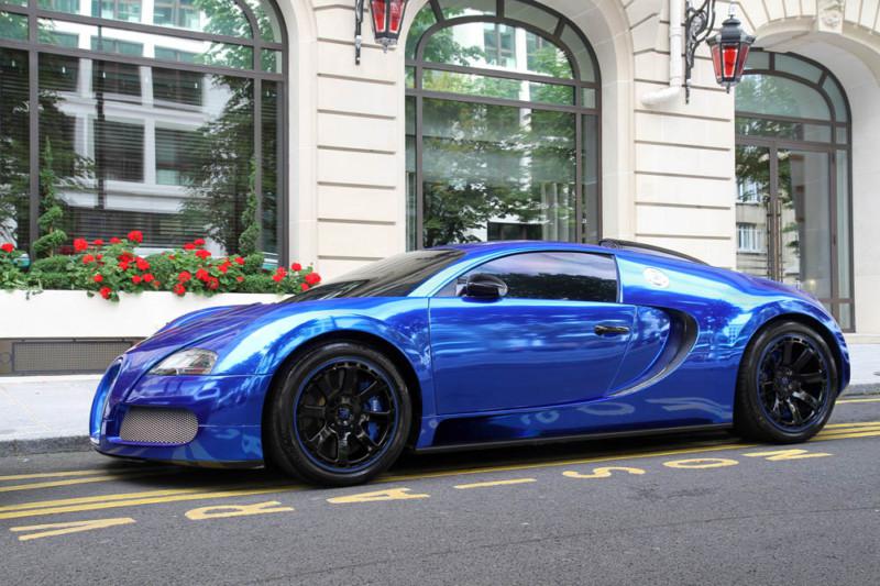 Bugatti veyron hd poster blue super car print multiple sizes available