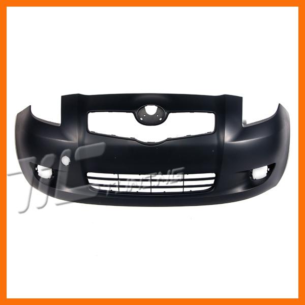 07-08 toyota yaris 3dr front bumper cover primered plastic hatch capa
