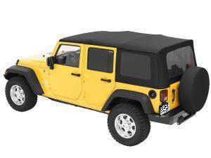 Dch jeep wrangler jk 4dr complete soft top mopar 82212605 new