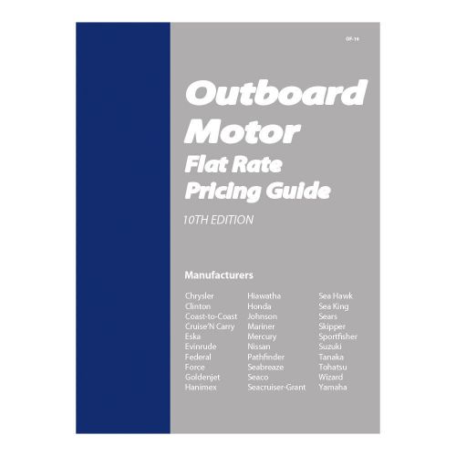 Clymer outboard motor flat rate manual -of10