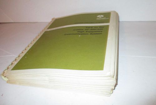 Rockwell collins tips hf-200 220 high frequency comm instruction program manual