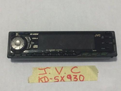 J-v-c radio cd faceplate only  model  kd-sx930  kdsx930   tested good guaranteed