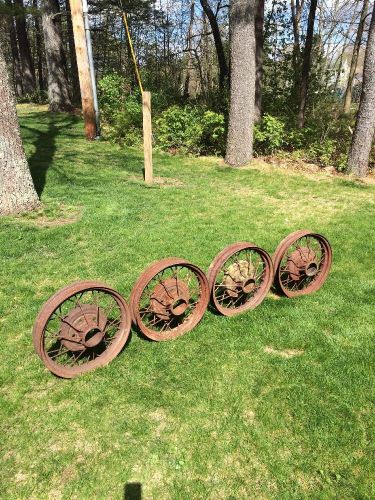 Model a ford  wheel set of 4 matched 19&#034; diameter 1930 1931
