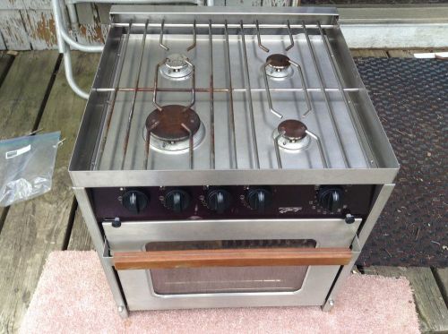 Marine sailboat galley stove force 10  model 63451 gimballed