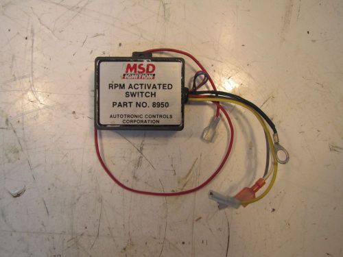 Msd 8950 rpm activated switch sbc bbc sbf bbf camaro mustang gasser rat hot rod