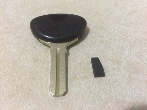 Bmw motorcycle new blank key with transponder chip id46  7936.