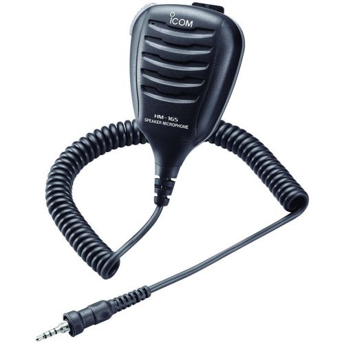 Icom speaker mic w/alligator clip - waterproof model# hm165