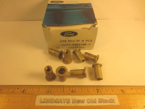 8 pcs in 1 ford pkg. 1969/78 full size wagon &#034;rivet nut&#034; luggage carrier support
