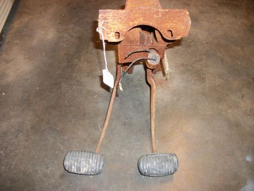 Original used clutch pedal assembly for 1957 chevrolet belair 4 speed 3speed