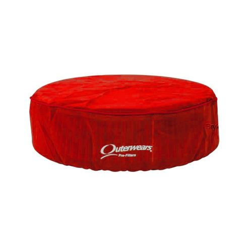 Outerwear red 14 x 4 w/top air cleaner dirt racing ump imca outer wear prefilter