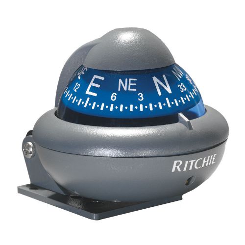 Ritchie x-10-a ritchiesport automotive compass - bracket mount - gray -x-10-a