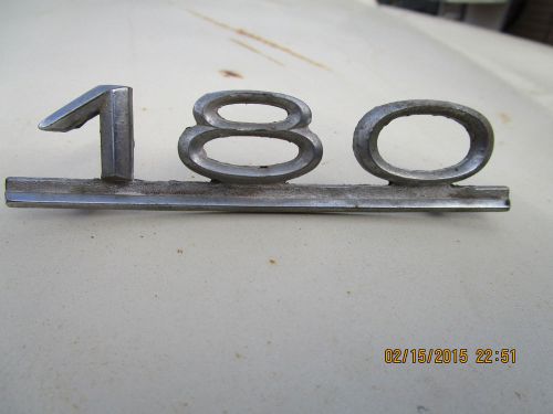 Mercedes benz 180 emblem badge trunk  antique rare ponton 1953-62 w120 w121
