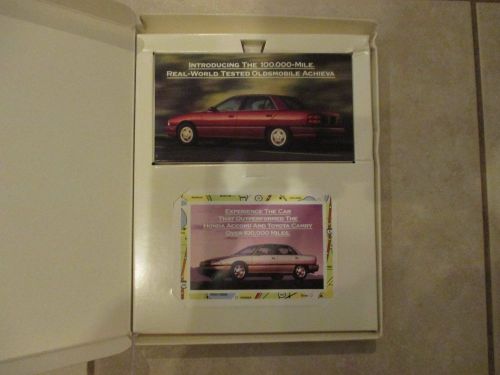 Oldsmobile achieva promotional sales package with vhs cassette