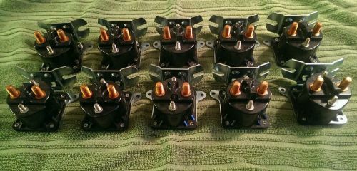 Lot of 10 12v solenoids universal solenoid relay starter contact 4 terminal