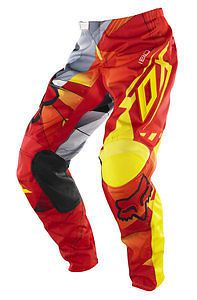 Fox racing 180 radeon 2014 mx/offroad pants red/yellow 28