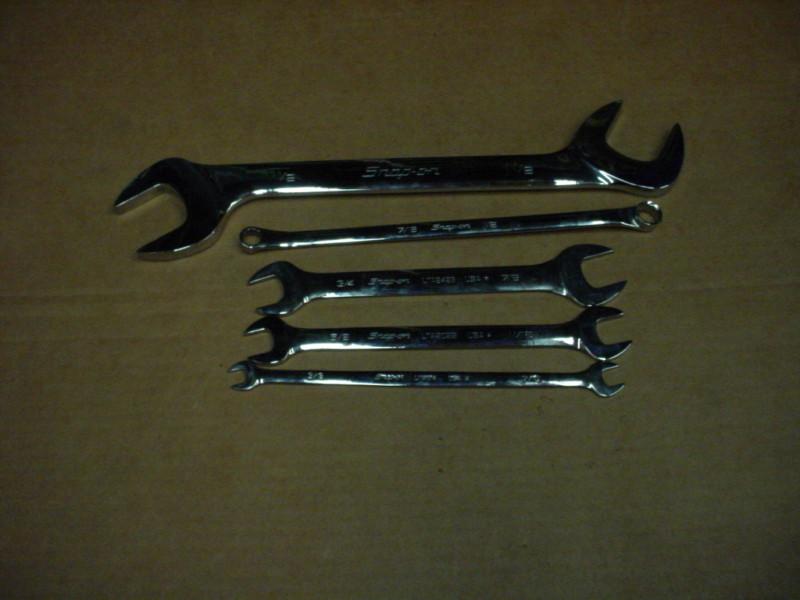 Snapon wrenches, $300 value 5 total wrenches