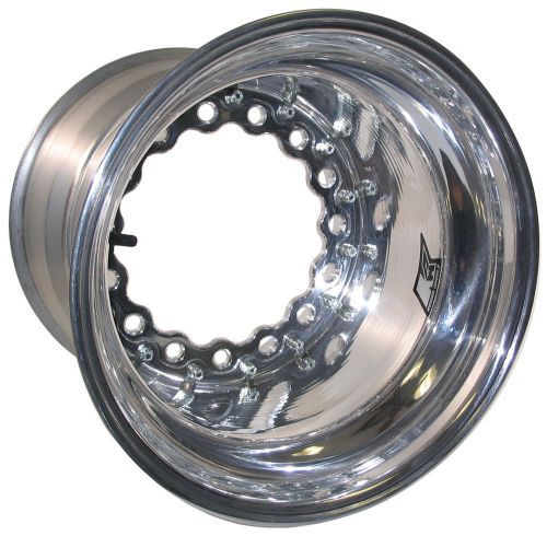 Keizer aluminum wheel,wide 5,15x14&#034;,5&#034;,late model,rocket,masterbilt,rayburn,grt