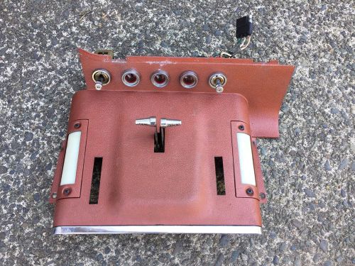 64 65 ford thunderbird t-bird clock/map light console &amp; convenience group rare