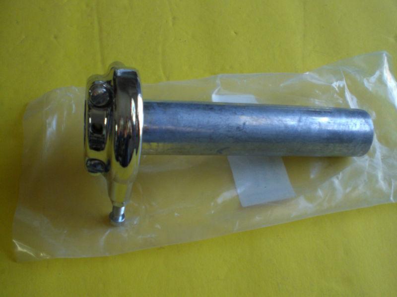 Triumph motorcycle chrome 7/8" throttle assembly 60--7014 / amal 364 new 29490