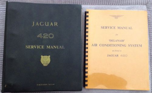 Jaguar 420 service manual + delanair air conditioning system manual