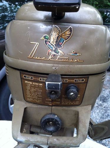Vintage 1957 evinrude 3 hp duck twin outboard motor