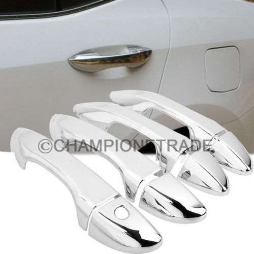 8pcs chrome side door handle cover trim for 2014 2015 2016 toyota corolla ct