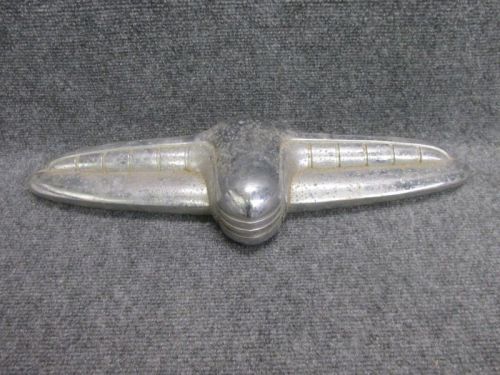 1950 1951 1952 plymouth trunk light emblem ornament - original