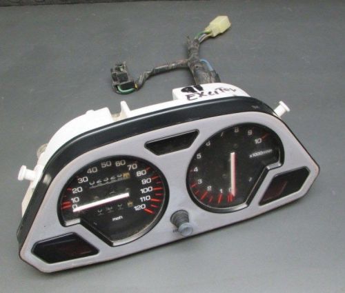 Yamaha exciter 1991 dashboard tachometer gauge speedometer gauge assembly