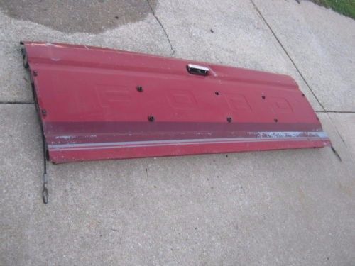 Red ???? vintage used ford truck tailgate