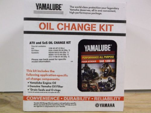 Yamaha atv and sxs oil change kit lub-atvcg-kt-01