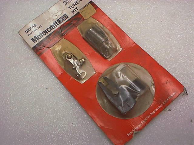 Nos motorcraft dkf-18 tune up kit 6 cyl 1974 ford points condenser no reserve