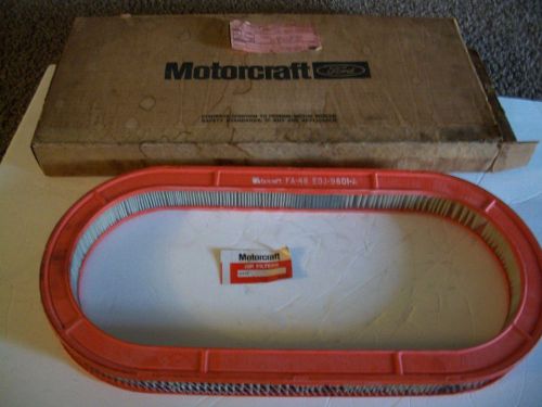Motorcraft fa-48 edj-9601-a 1967-68 shelby 1963-64 galaxie oval air filter, new