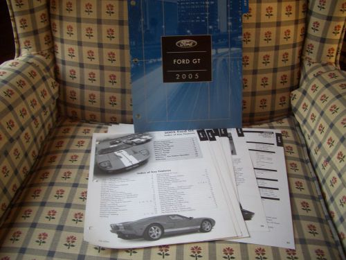 2005 ford gt40 ford gt-40 original dealer only product source book set rare