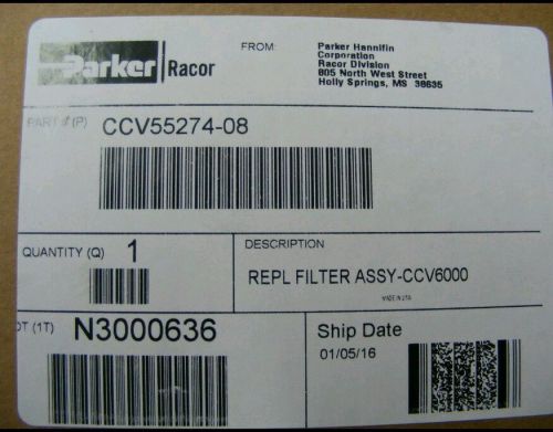 Racor ccv55274-08 replacement filter for ccv6000 high density ccv filter
