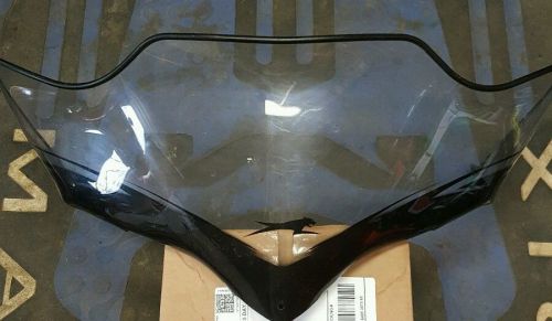 Arctic cat x-country windshield - clear w/ black