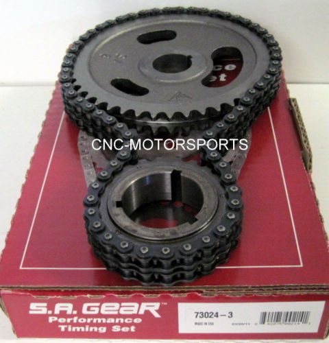 Sa gear 73024-3 double roller timing chain set chrysler mopar 318 340 360