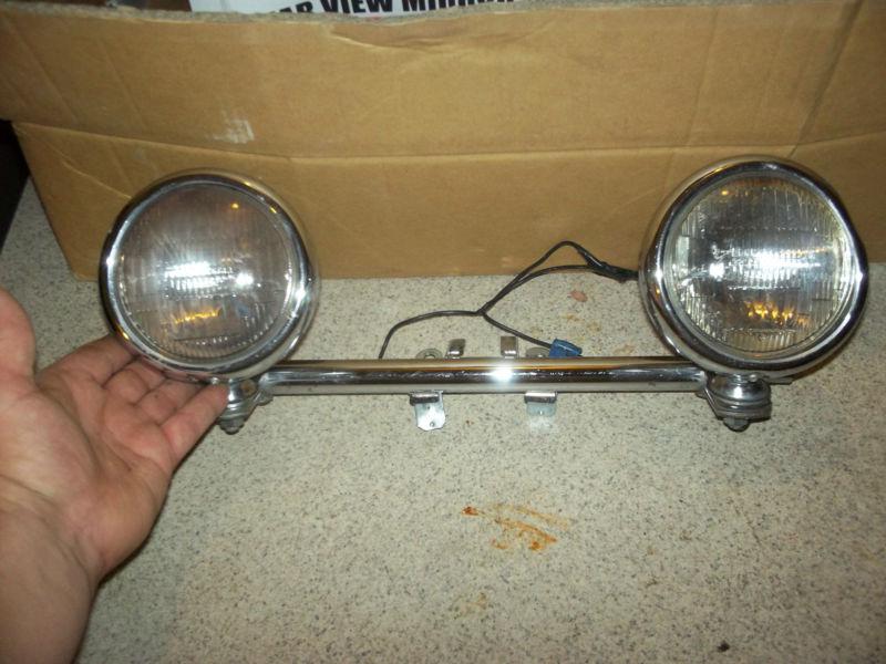 Unknown light bar headlight dual headlight bar 17&1\4in wide dented 3in mount 