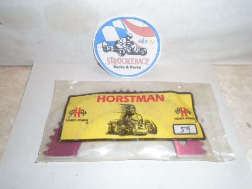 Vintage racing go kart nos horstman sprocket 59 tooth 35 chain cart part