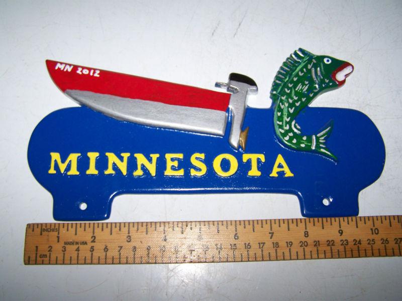 Minnesota  licence plate topper - automobilia