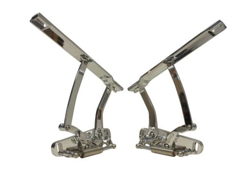 1969-1972 chevelle billet hood hinges polished. made in u.s.a. eddie motorsports