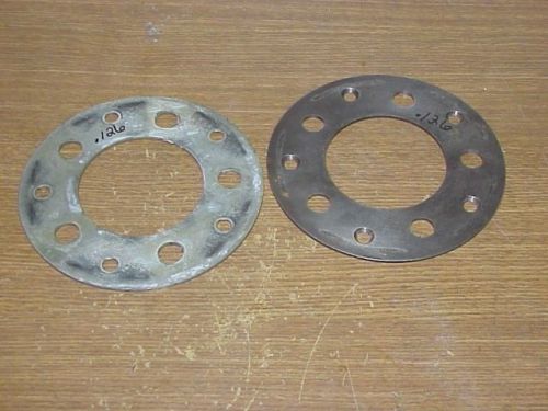 2 steel nascar steel wheel spacers .126&#034; thick  5x5 &#034; bolt pattern arca