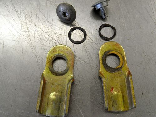 Oem jeep cj7 &amp; cj8 tailgate swivel latches with shoulder bolts &amp; wave washers