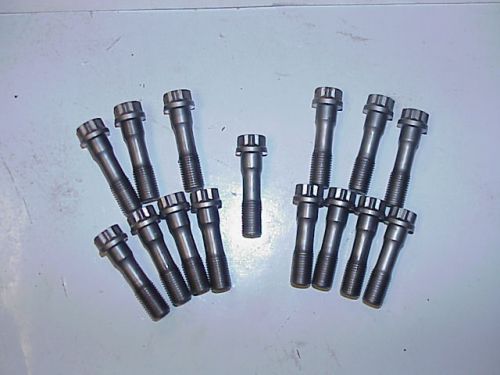 15 crower 12 point connecting rod bolts 7/16-20  x 2.000&#034; carrillo pankl mh1
