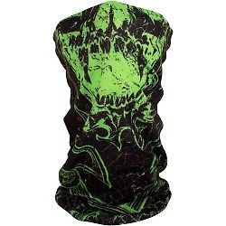 Zan headgear motley tube  torn skull/black/green os