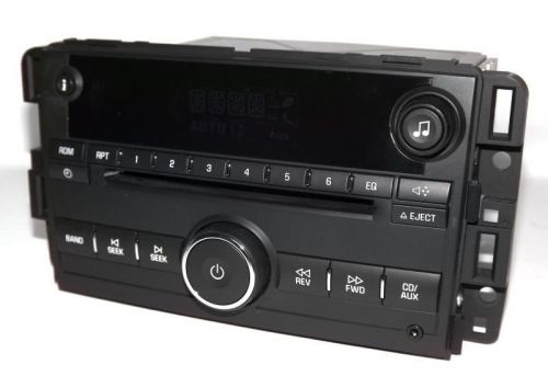 2006 chevy impala radio am fm cd player w auxiliary ipod input unlocked warranty