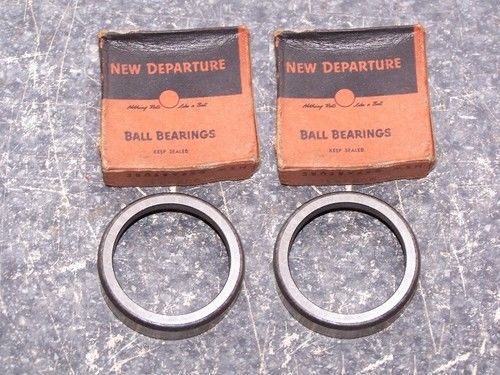 1955 chevy, pontiac front outer wheel bearing races - nos