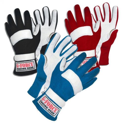 G-force racing 4101 - gf g5 driving gloves - red, blue &amp; black  sfi 3.3/5 rated
