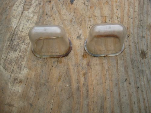 Volvo 122 wagon rear license plate light lens. fits all years.   good condition