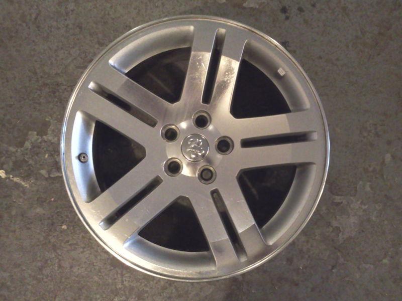 * 18 inch factory alloy rim - dodge charger / magnum / 2005-2009 / machined