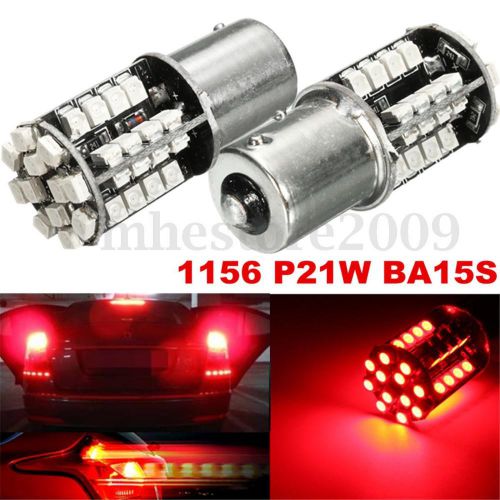 2x 12v dc 1156 p21w ba15s 44 smd car led brake light lamp bulb canbus error free